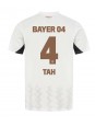 Bayer Leverkusen Jonathan Tah #4 Auswärtstrikot 2024-25 Kurzarm